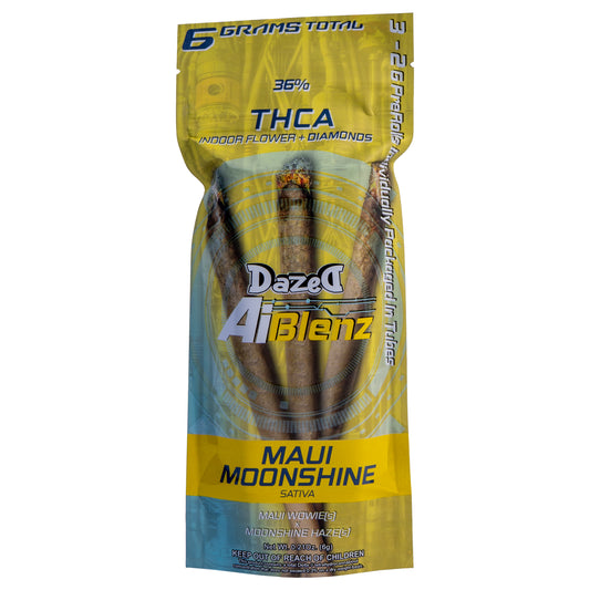 Ai Blenz 3pk Pre-Roll - THC-A - Maui Moonshine (2G)