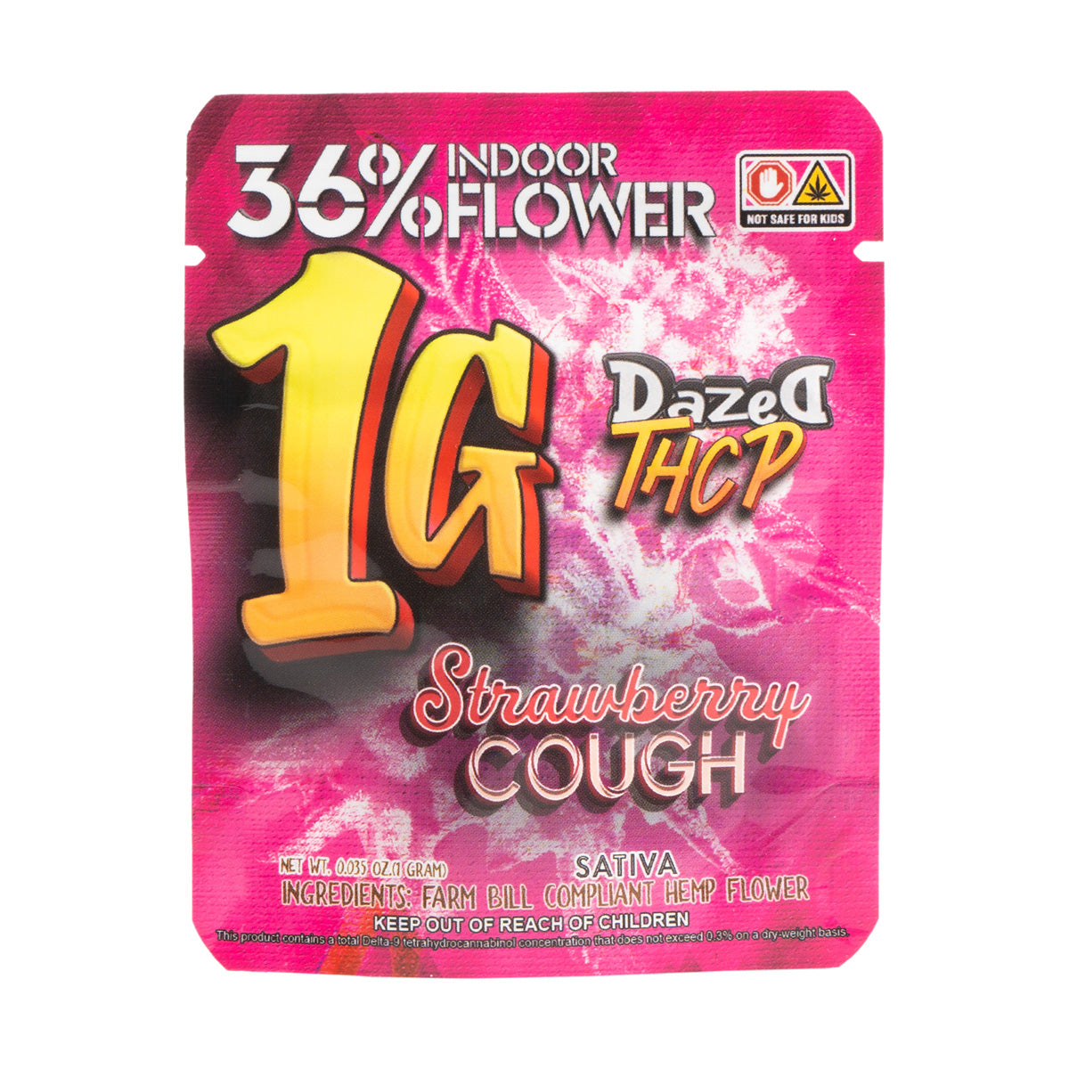 Dazed THCP Flower - Strawberry Cough (1G/4G)