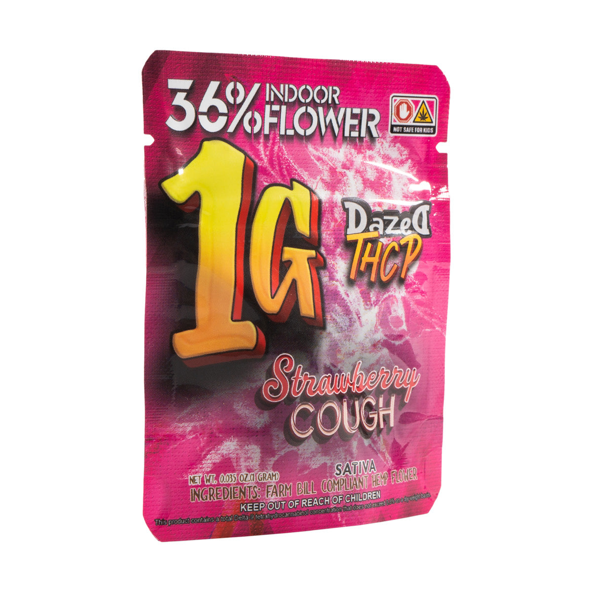 Dazed THCP Flower - Strawberry Cough (1G/4G)