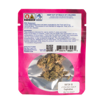 Dazed THCP Flower - Strawberry Cough (1G/4G)