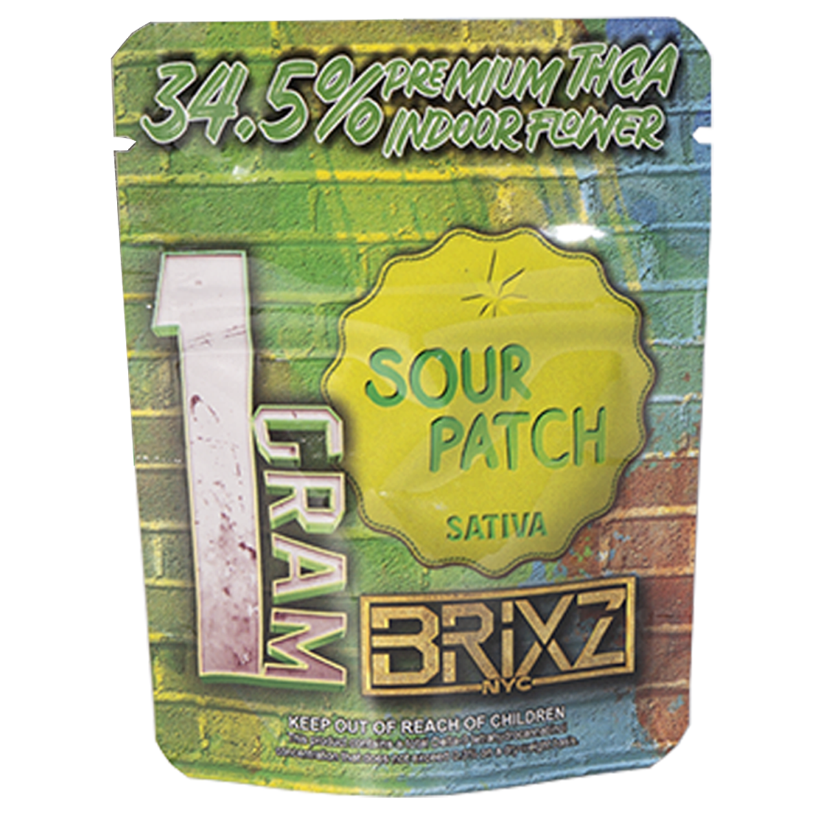 BRIXZ THC-A Flower - Sour Patch (1G/7G)
