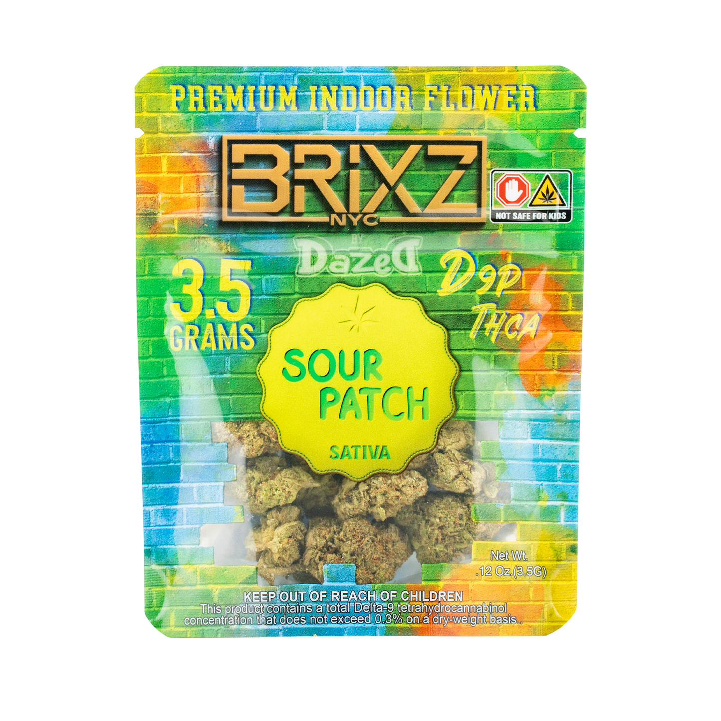 BRIXZ THC-A Flower - Sour Patch (1G/7G)