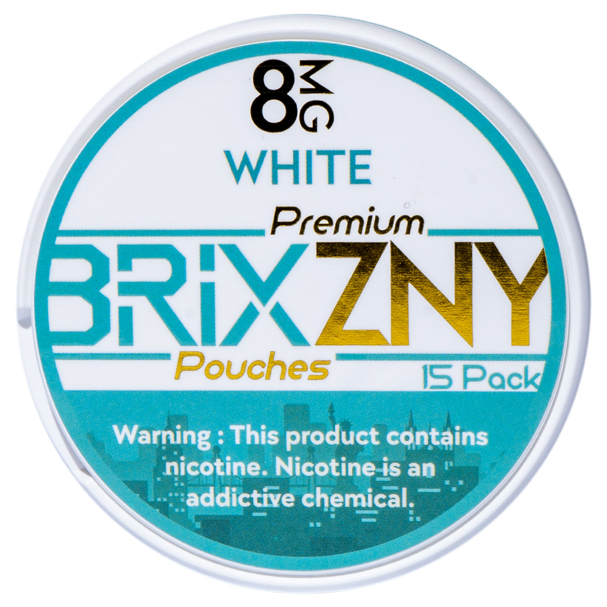 Nicotine Pouch - 4mg, 8mg, 12mg - White